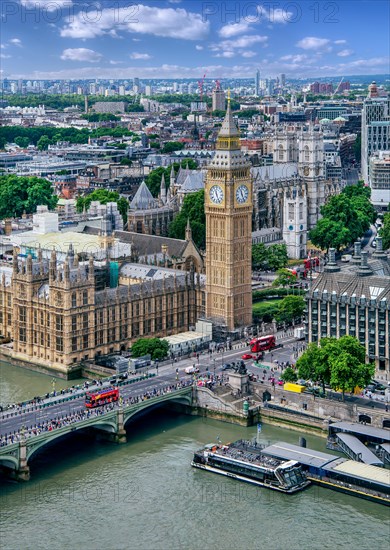 Thames with Westminster Bridge