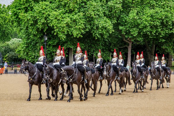 Changing of the Royal Horse Guards at Whitehall