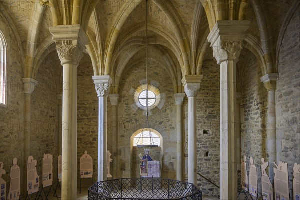 Upper floor Romanesque double chapel