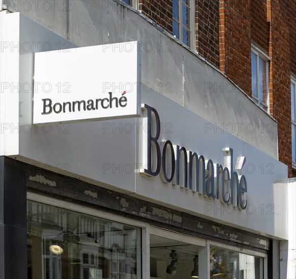 Bonmarche storefront shop signs