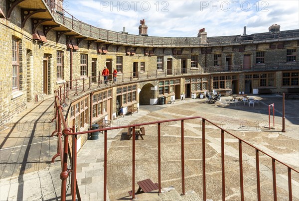 Inner courtyard of Landguard Fort