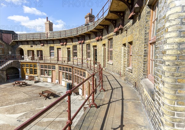 Inner courtyard of Landguard Fort