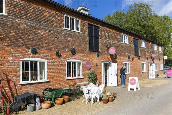 Antique shop in converted industrial building