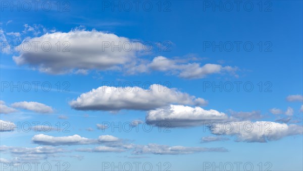 Layers of white fluffy clouds