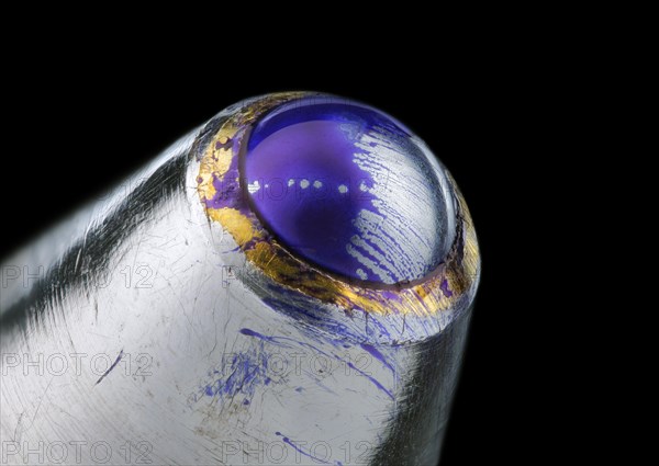 Close-up of the tip of a biro