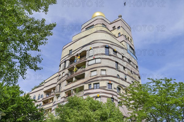 Waldspirale housing estate by Friedensreich Hundertwasser