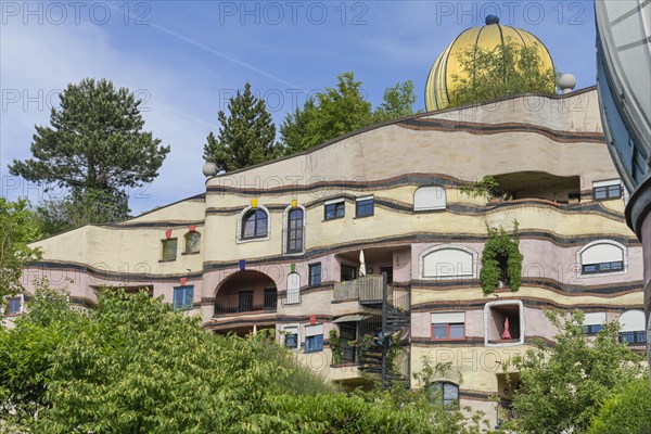 Waldspirale housing estate by Friedensreich Hundertwasser