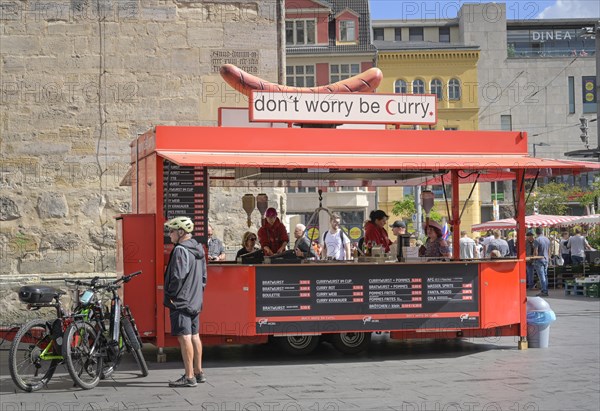 Curry sausage stand