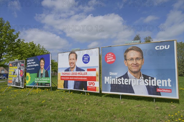 Election Posters State Election Schleswig-Holstein 2022