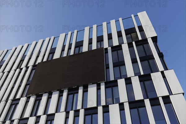 Switched off video wall at an office building