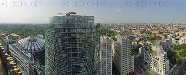 Panorama from Kollhoff Tower over Berlin