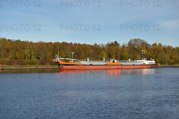 Suction dredger V.D. Graaf SR in the Kiel Canal