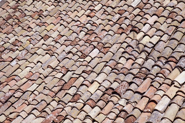 Old terracotta roof