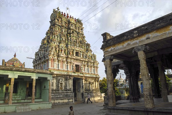 Sri Neelayadhakshi Kayarohaneshwarar Temple built in 1305 A. D. Nagapattinam
