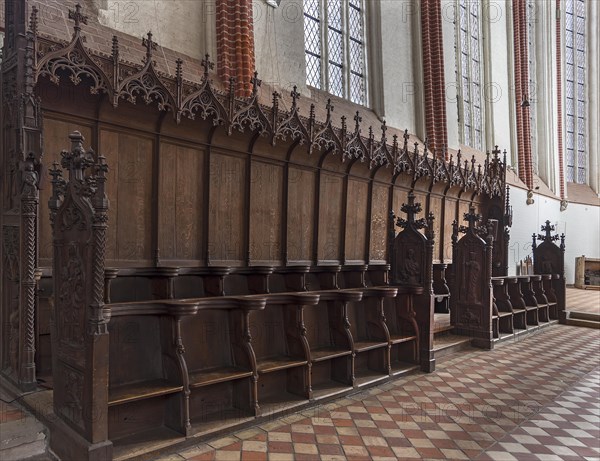 Choir stalls from the 15th century