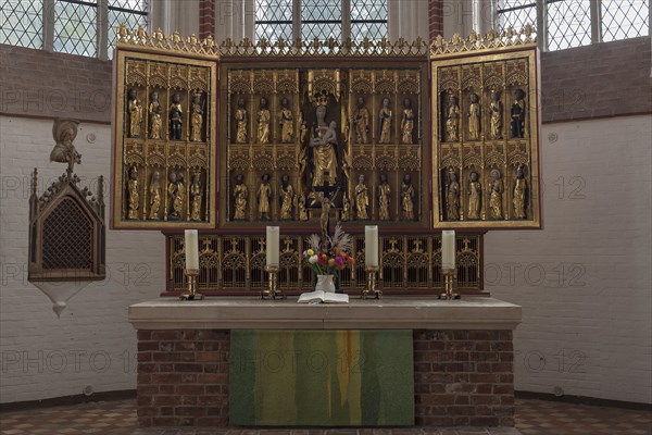 Gothic winged altar c. 1430
