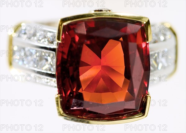 Garnet Ring Close Up