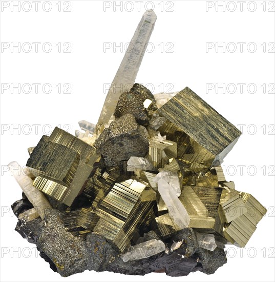 Pyrite & Quartz Crystals