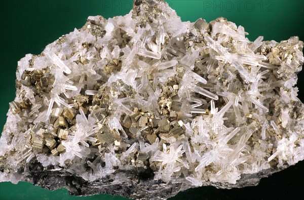 Quartz Crystals & Iron Pyrite