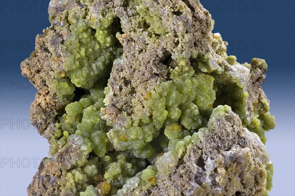 Pyromorphite with minor Wulfenite