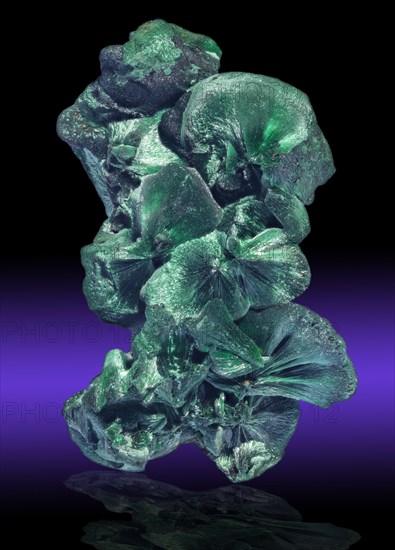 Malachite Fibrous Clusters