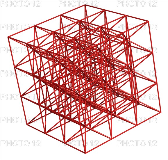 Cubic Molecule of Iron