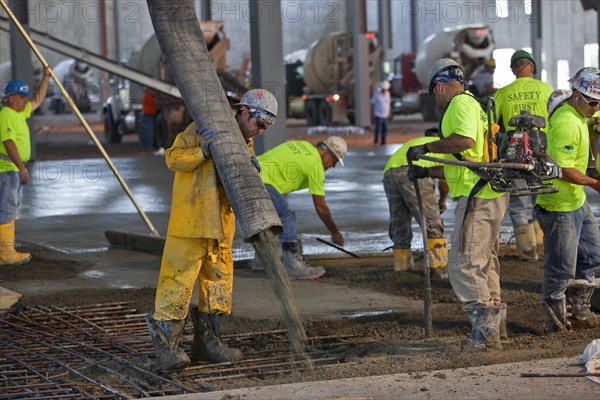 Concrete Pour over Rebar