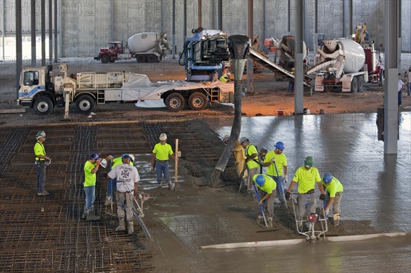 Concrete Pour over Rebar