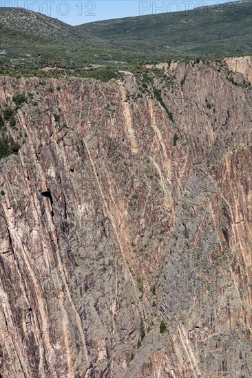 Pegmatite Intrusions shown in Cliff Wall