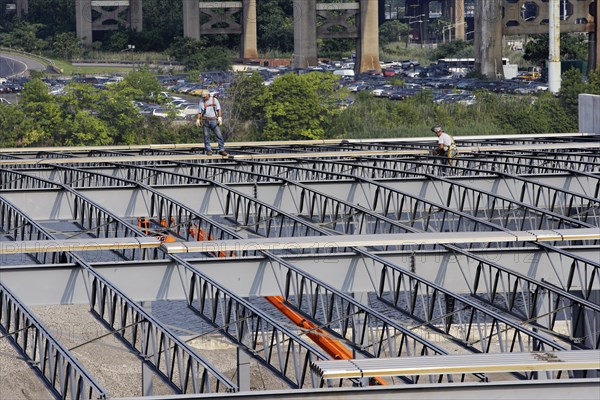 Steel Framework for Corregated Steel Roofing Sections