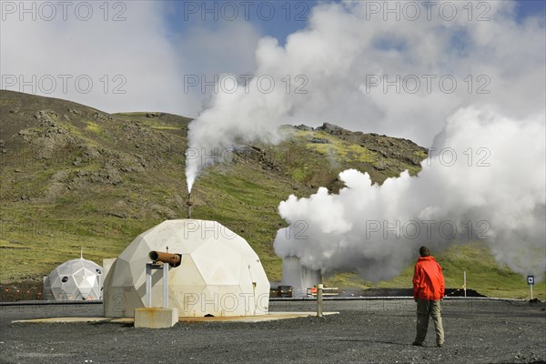 Borehole at Geothermal Power Plant