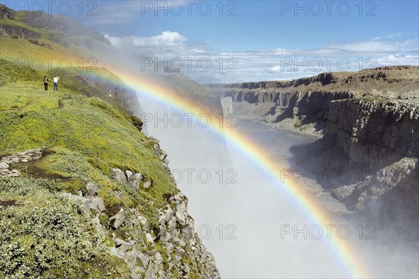 Rainbow Over Dettifoss Falls