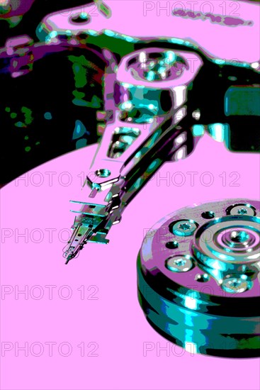 Hard Drive Abstract