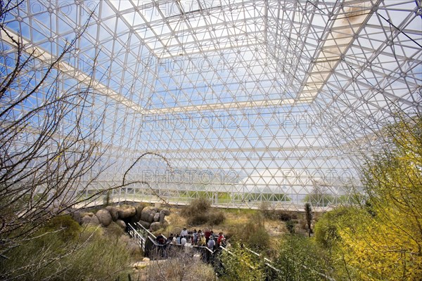 Visitors at Biosphere II