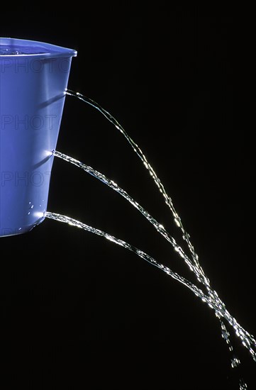 Leaking Bucket to Illustrate Water Pressure and Depth