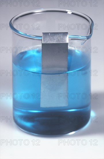 Zinc Strip in Copper Sulfate Solution #1