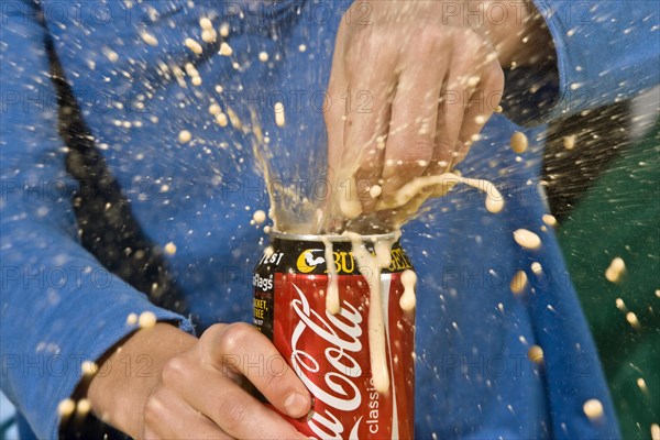 Exploding Soda Can