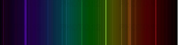 Emission spectrum for Mercury