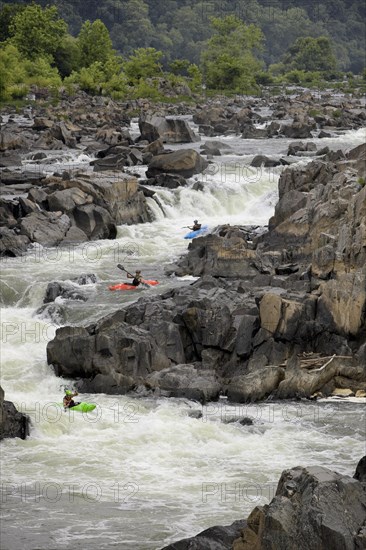 The Great Falls of the Potomac River are located at the fall line of the Potomac River