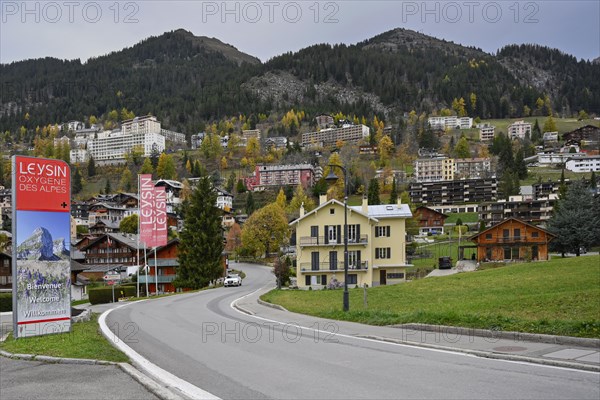 Entrance to Leysin