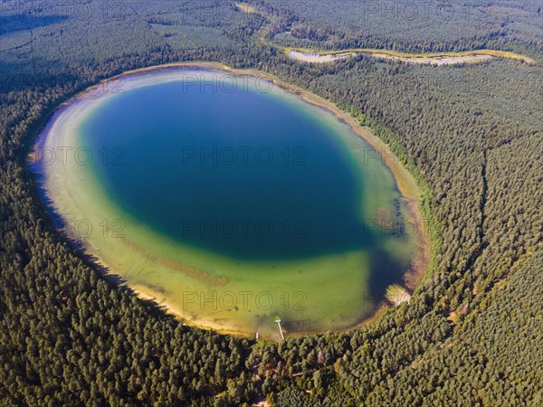 Lake Plaskie like an atoll