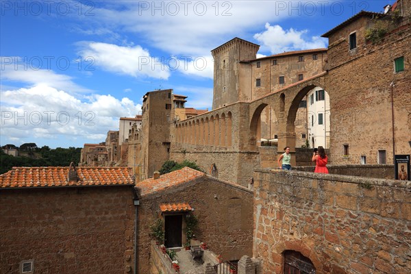 In the old town of Pitigliano