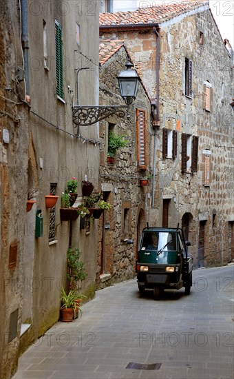 In the old town of Pitigliano