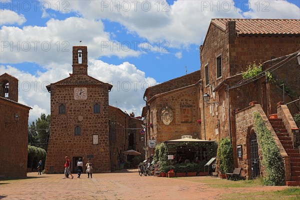 Church Chiesa di Santa Maria in Piazza Pretorio in the historic centre of the village of Sovana