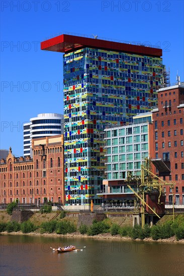 Ensemble of buildings along the Julo-Levin bank in the Media Harbour