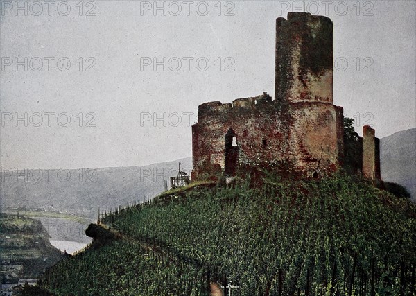 Landshut Castle near Bernkastel on the Moselle in 1910