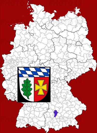 County of Aichach-Friedberg in Bavaria