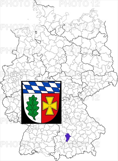 County of Aichach-Friedberg in Bavaria