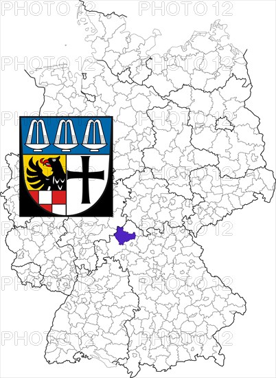 County of Bad Kissingen in Bavaria