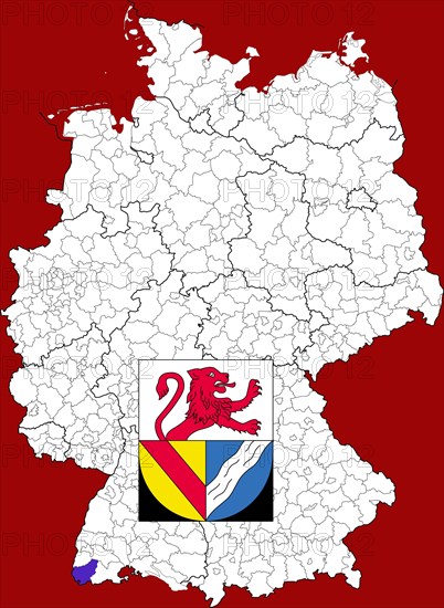 Landkreis Loerrach in Baden-Wuerttemberg